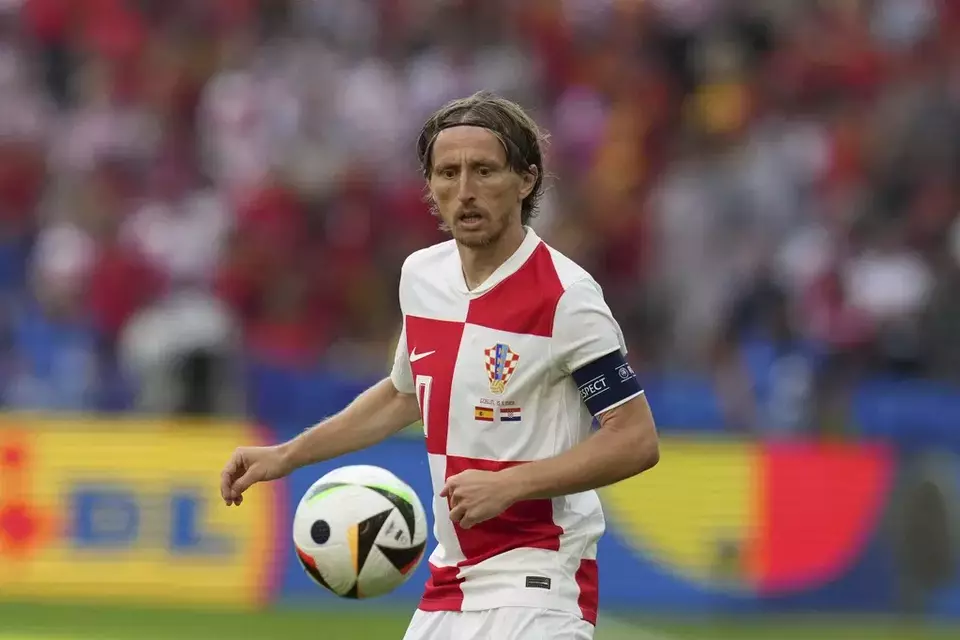 Gelandang timnas Kroasia, Luka Modric.